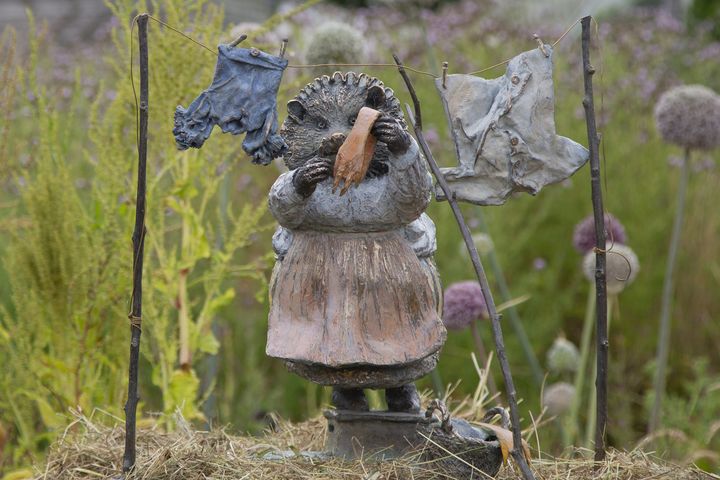 Mrs. Tiggy Winkle - Bronze Garden Sculpture