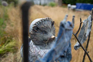 mrs tiggy winkle sculpture