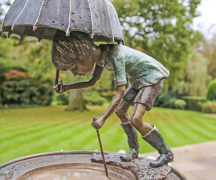 Jemima Puddle Duck at Forde Abbey