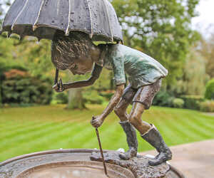 Jemima Puddle Duck at Forde Abbey