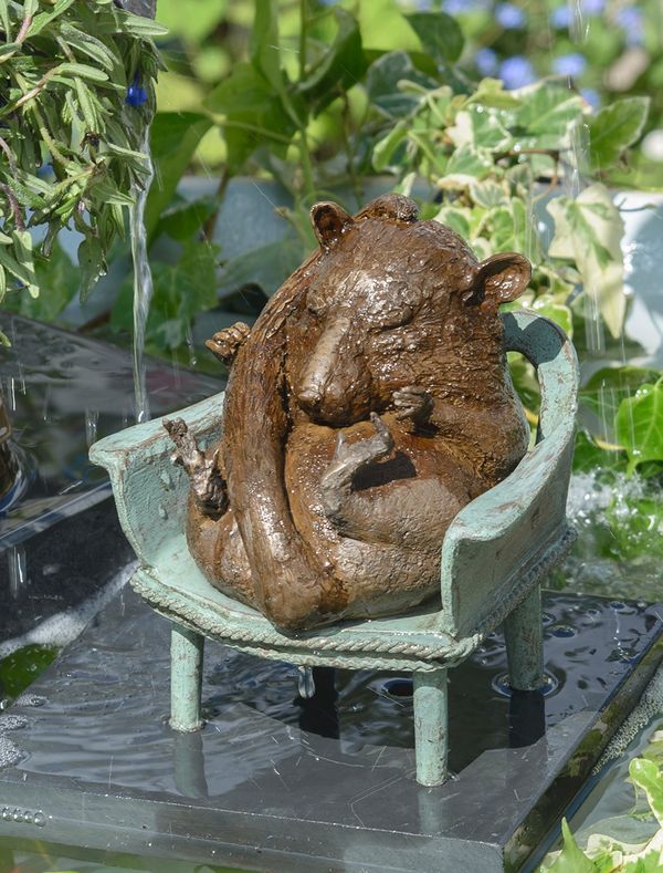The Dormouse - Bronze Garden Sculpture