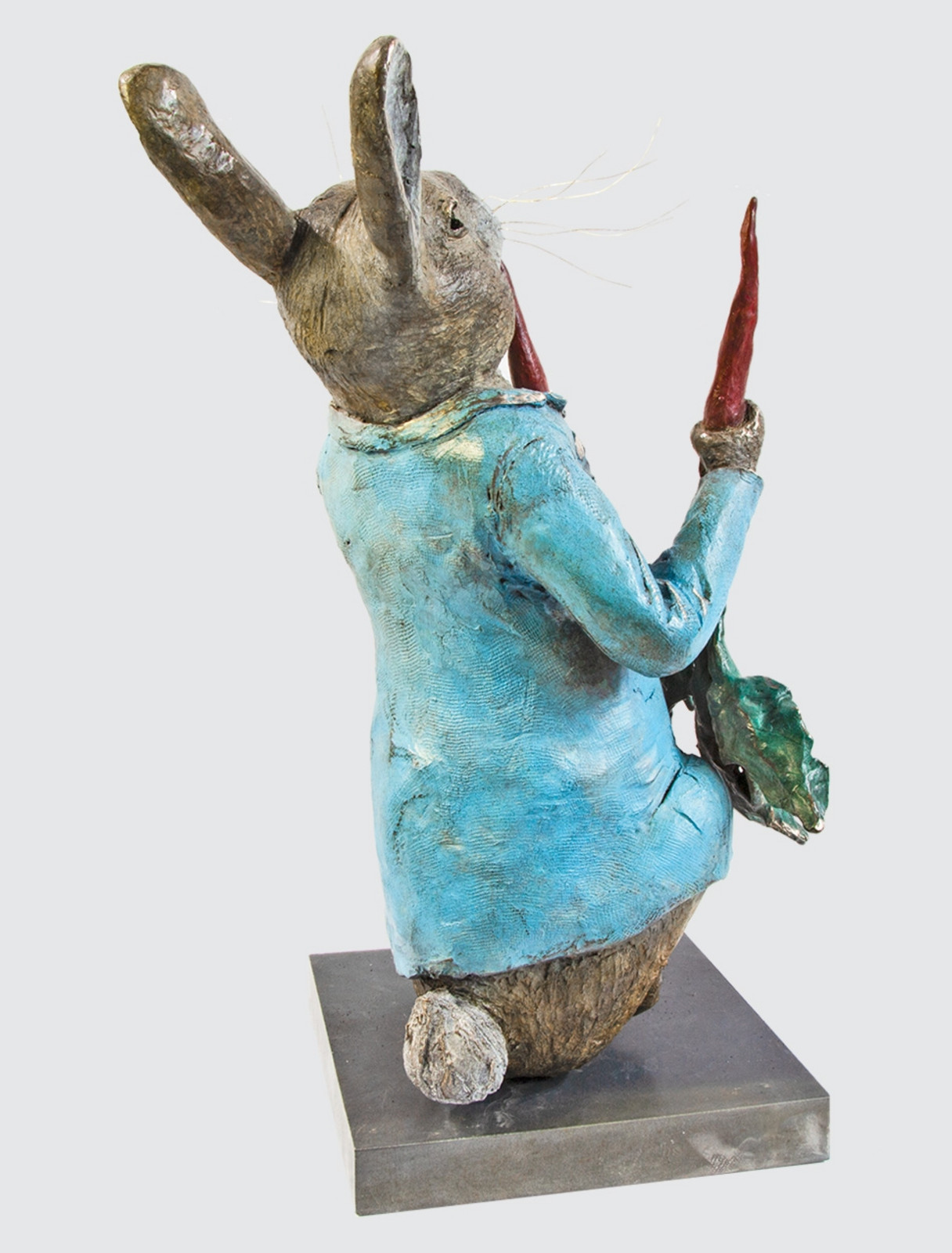Peter Rabbit eating Radishes - Bronze Garden Sculpture | Shop | Robert ...