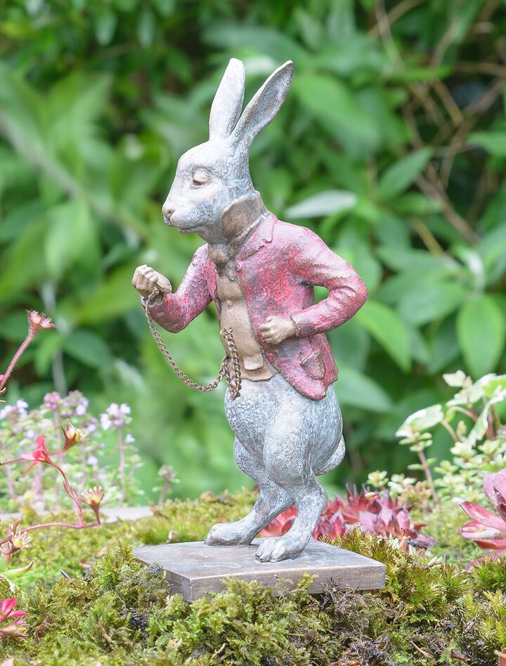 The White Rabbit - Miniature Bronze Sculpture