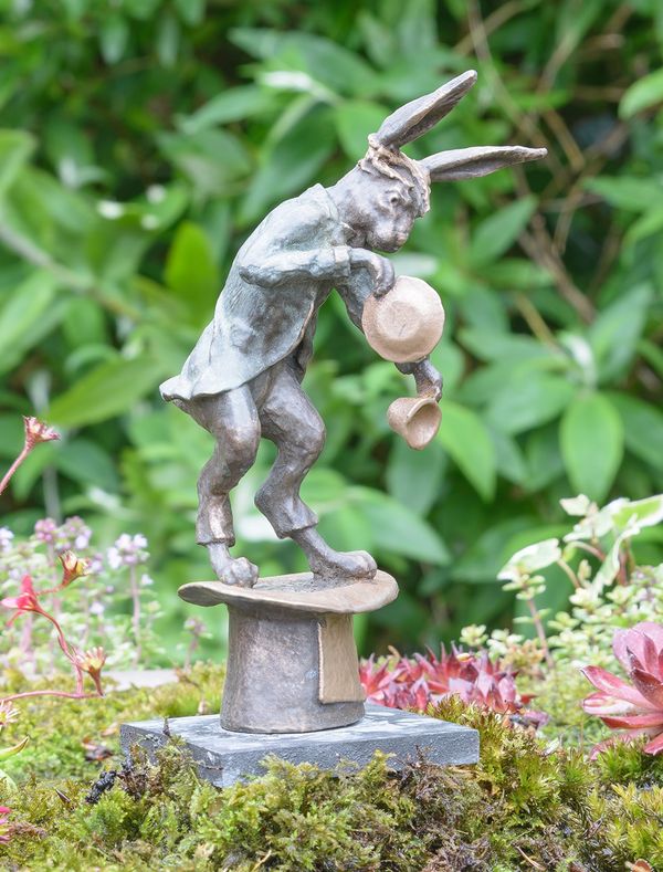 The Mad March Hare - Miniature Bronze Sculpture