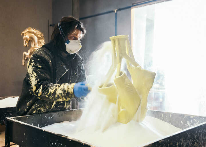 building the ceramic shell
