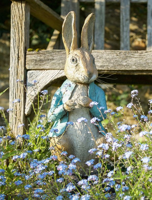 Peter Rabbit - Bronze Garden Sculpture