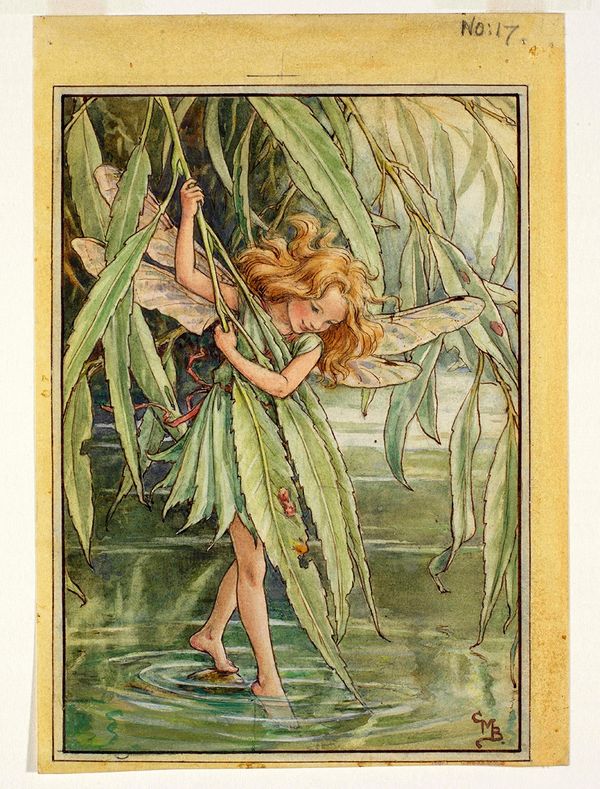 The Willow Fairy - the original illustration by Cicely Mary Barker