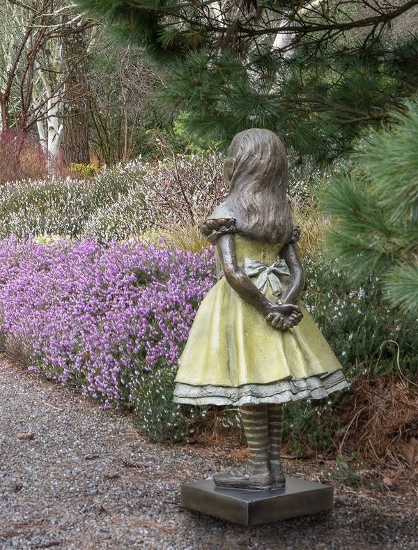 Alice (medium size) - Bronze Garden Sculpture