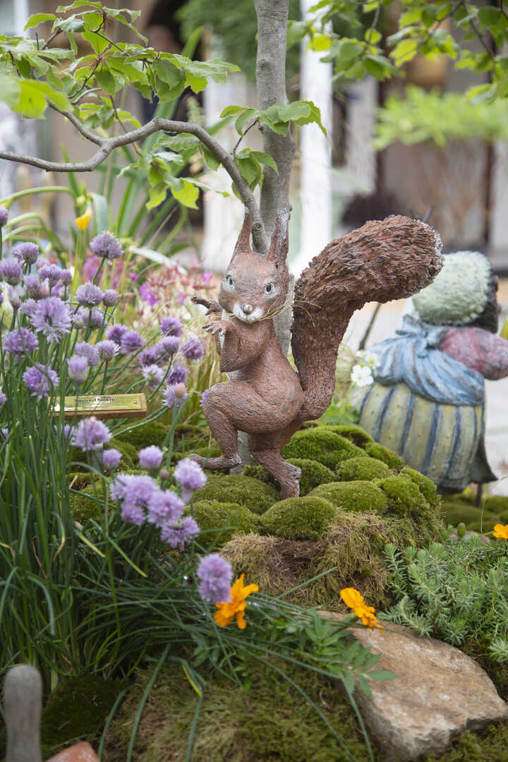 Squirrel Nutkin by Beatrix Potter at RHS Chelsea Flower Show