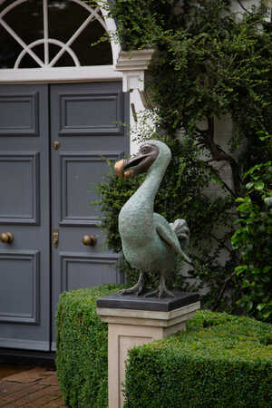 Dodo bronze sculpture