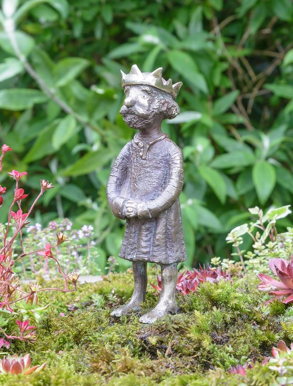 The Barefoot King - Miniature Bronze Sculpture