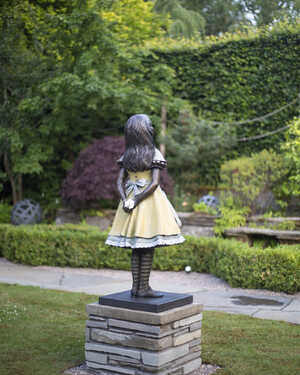 Alice in Wonderland sculpture