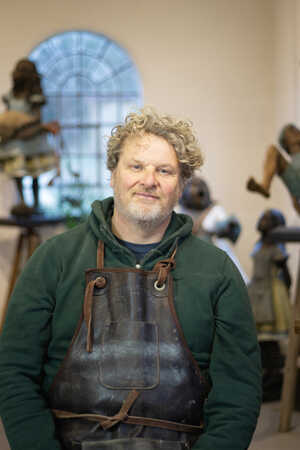 James Coplestone sculptor and director at Robert James Workshop