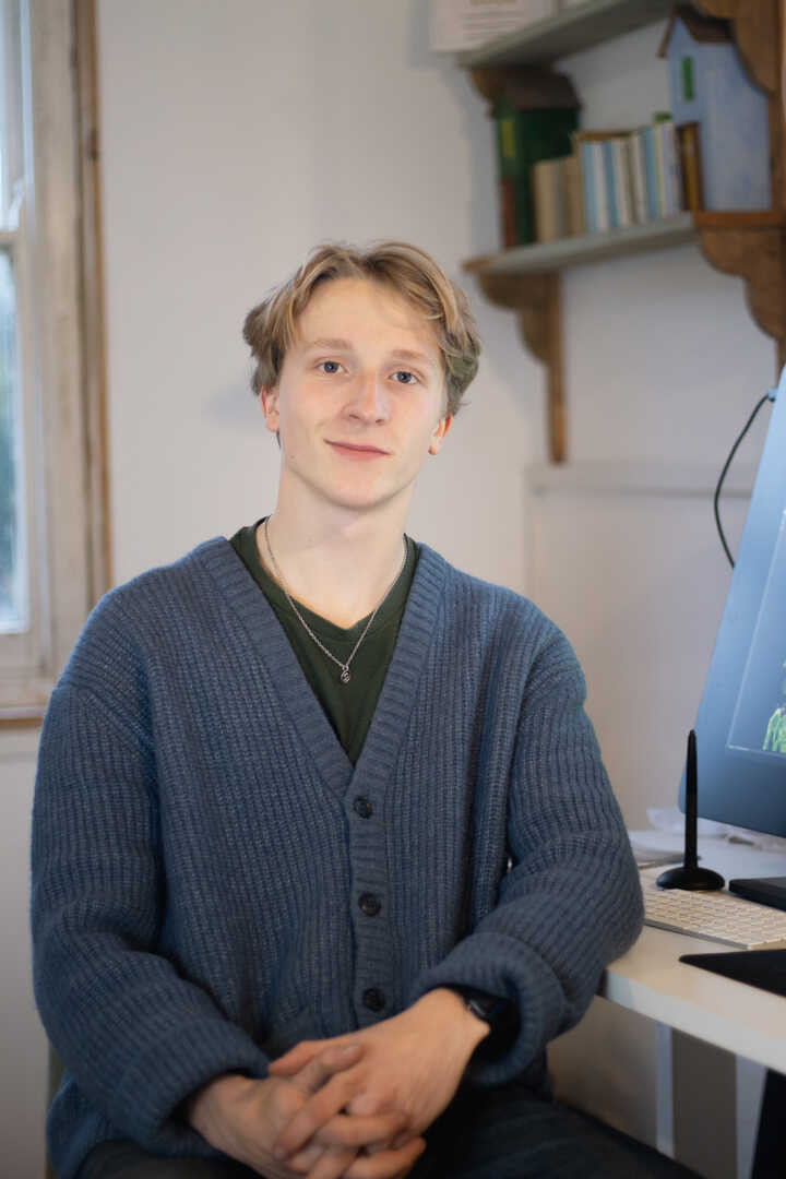 Louis Coplestone junior manager at Robert James Workshop