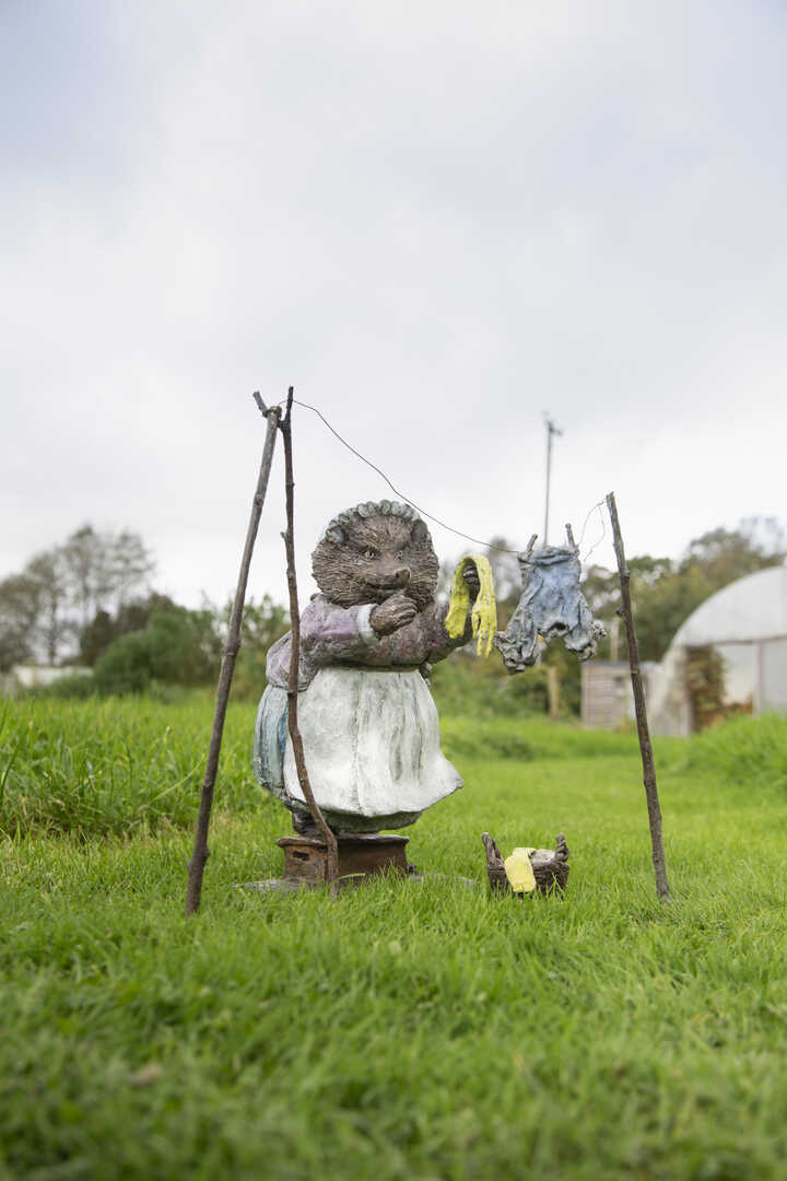 Mrs. Tiggy-Winkle sculpture