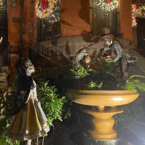 Mad Hatter Tea Part Water Feautre installed at O Museum in Washington DC
