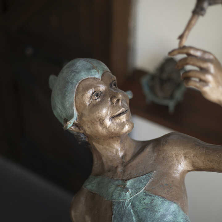 Close up expression of Peter Pan