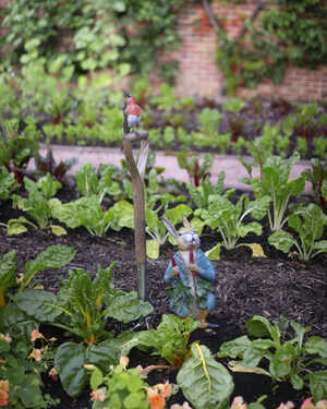 Peter Rabbit and Robin Sculptures