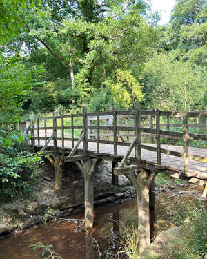 Poohsticks bridge in Ashdown Forest in East Sussex