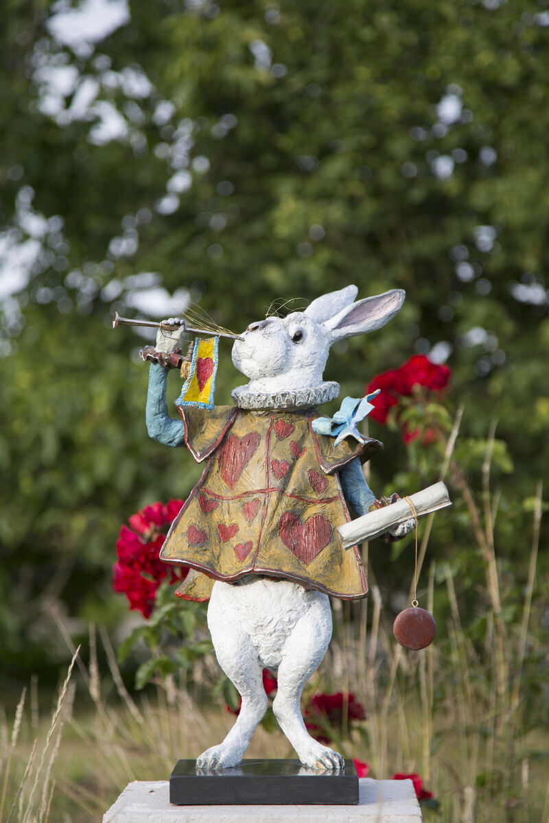 The Regal Rabbit - Bronze Garden Sculpture | Shop | Robert James Workshop