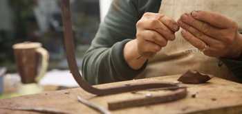 working with clay model working with clay model