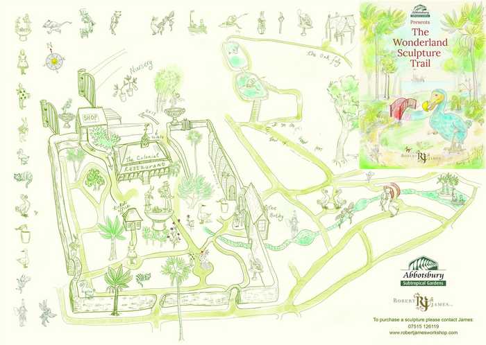 Robert James Workshop illustrated map