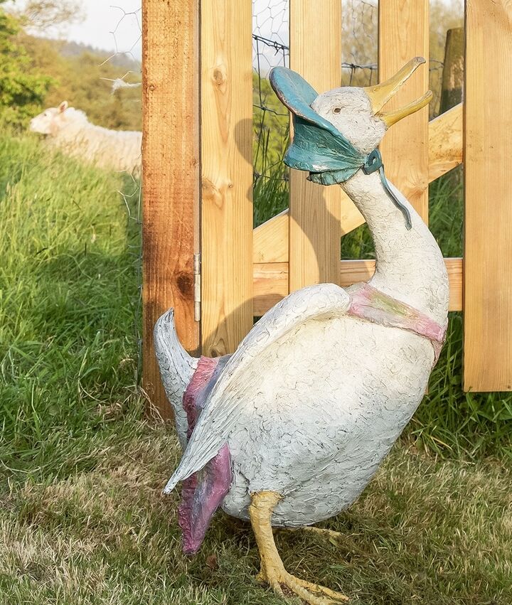 Jemima Puddle-Duck - Bronze Garden Sculpture