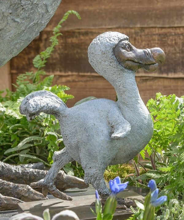 Dodo Chick - Bronze Garden Sculpture