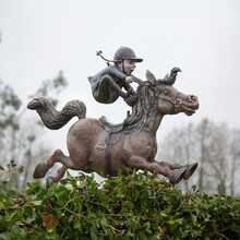 The Thelwell Pony & Rider - Bronze Garden Sculpture The Thelwell Pony & Rider - Bronze Garden Sculpture