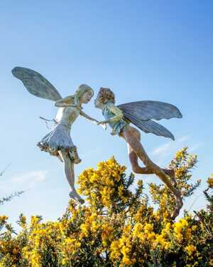 gorse fairies garden sculpture