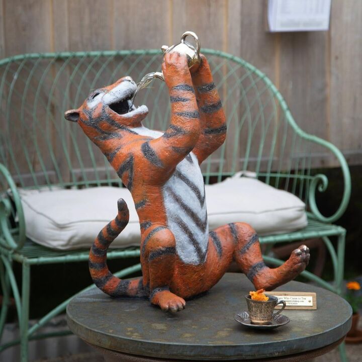 Tiger That Came To Tea - Garden Sculpture