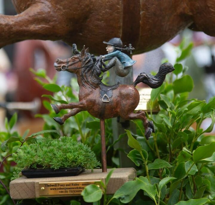 Thelwell - Miniature Bronze Sculpture