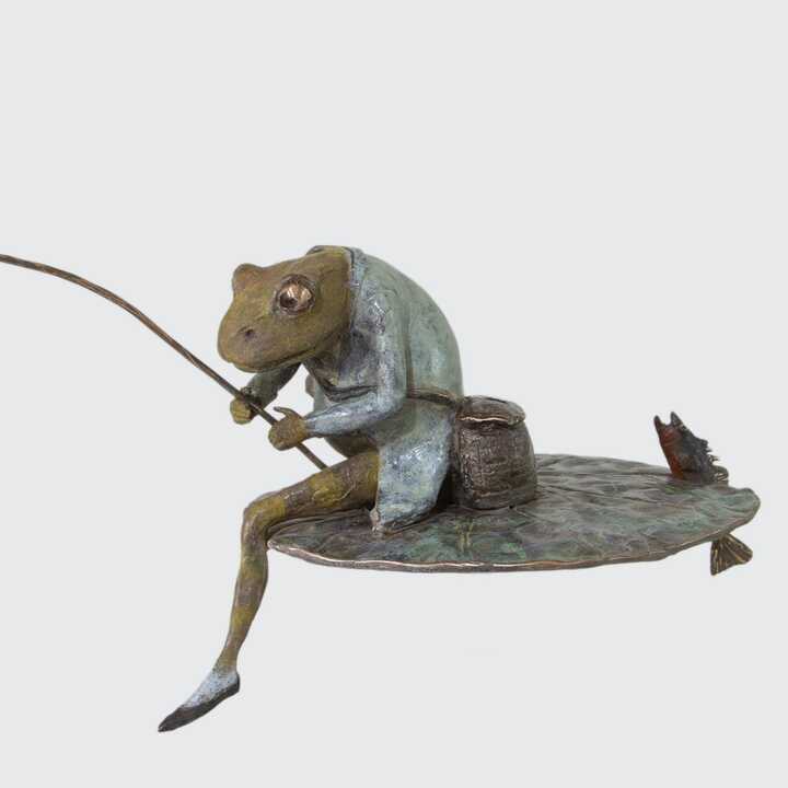 Jeremy Fisher - Miniature Bronze Sculpture