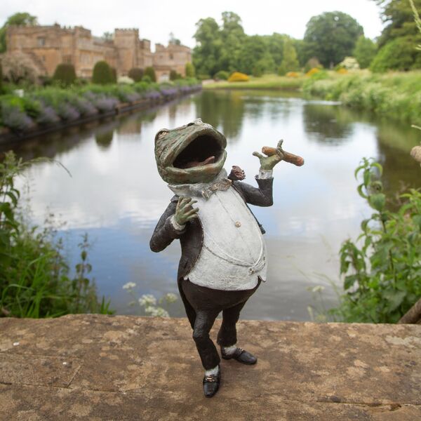 Mr. Toad in Dinner Jacket - Garden Sculpture