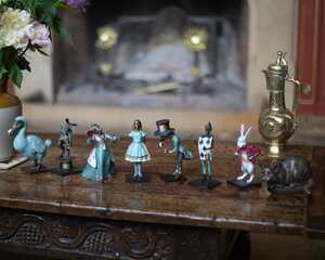 Alice in Wonderland minature sculpture range from Robert James Workshop