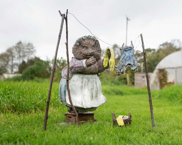Mrs Tiggy-Winkle bronze sculpture