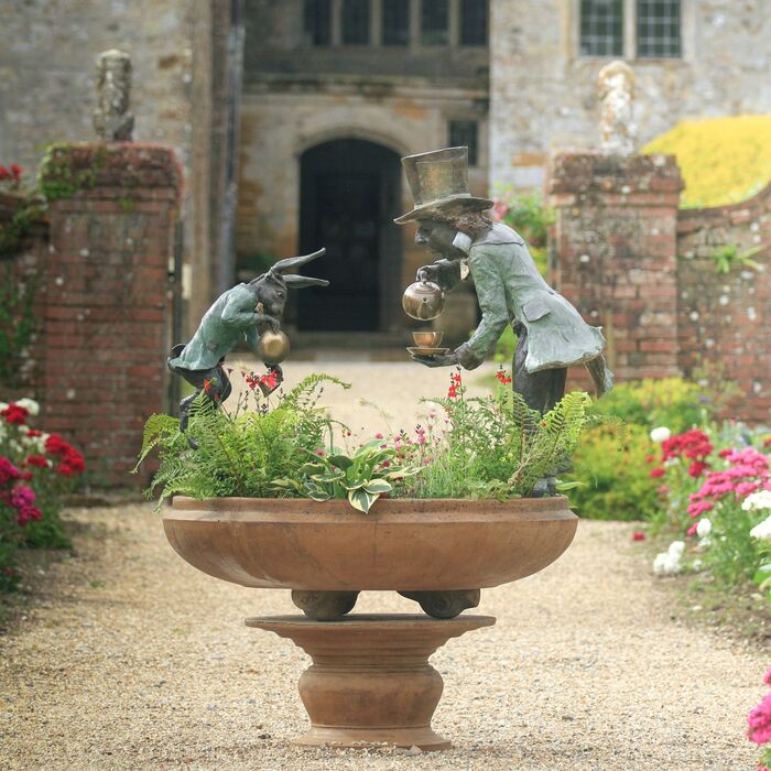 Tea Party & Resin Urn - Bronze Water Feature