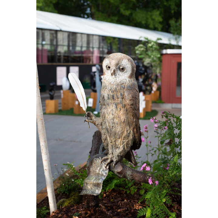 Wol garden sculpture displayed at RHS Chelsea Flower Show 2026