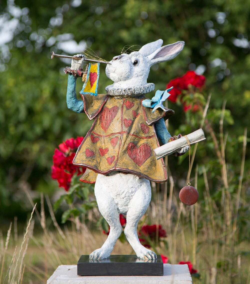 The Regal Rabbit - Bronze Garden Sculpture | Shop | Robert James Workshop