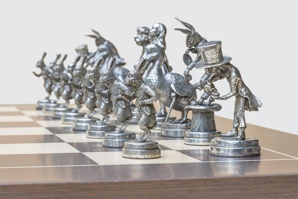 Pewter Chess Set